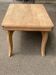 Renovated Art Deco extendable dining table in solid oak and pine from the 1960s.