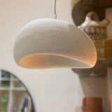 Minimalist suspension cloud Japanese wabi sabi white - d30 cm