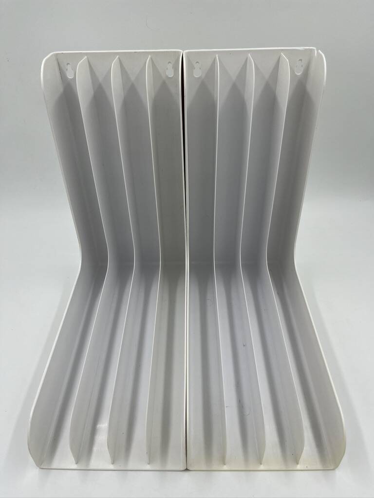Set of white vinyl holders for 33T