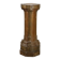 Old classical style column in painted terracotta, Italy, 19th century.