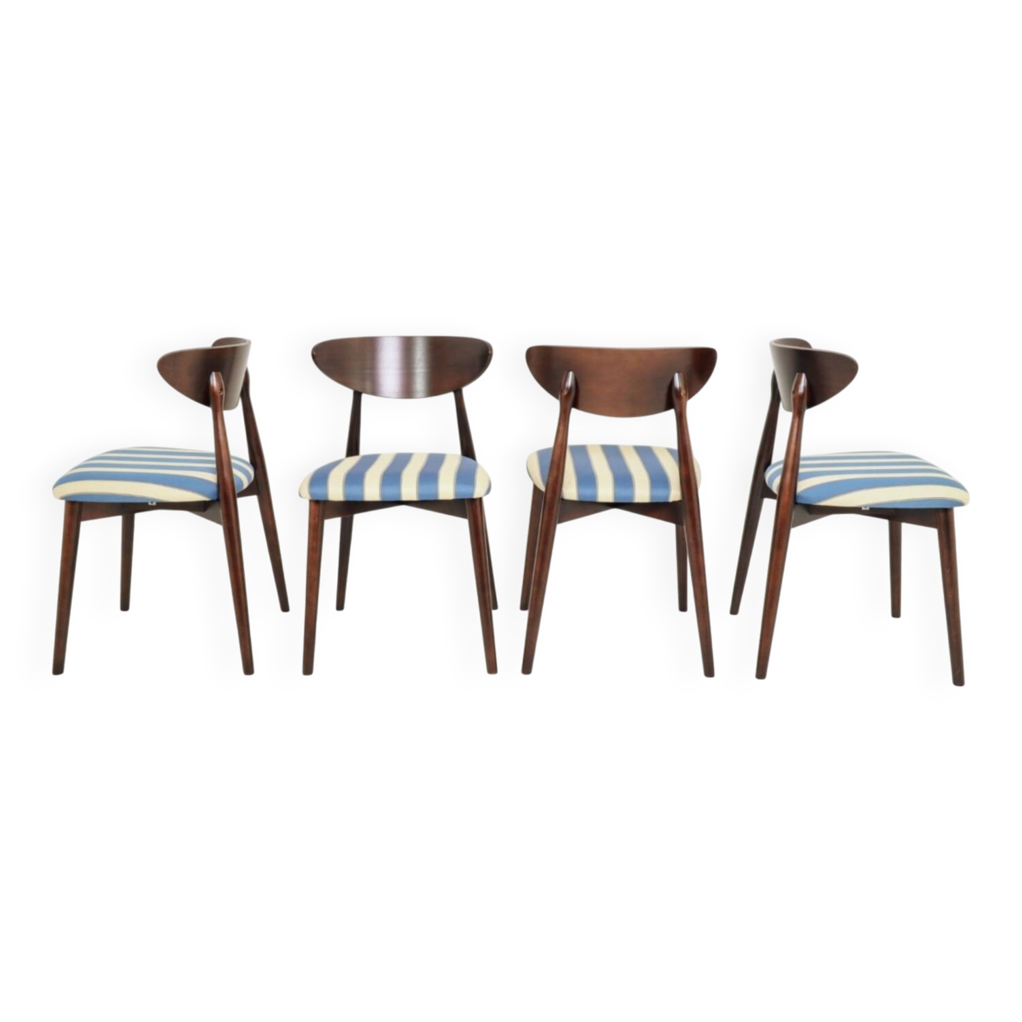 Scandinavian dining chairs set of 4 Côte d'Azur