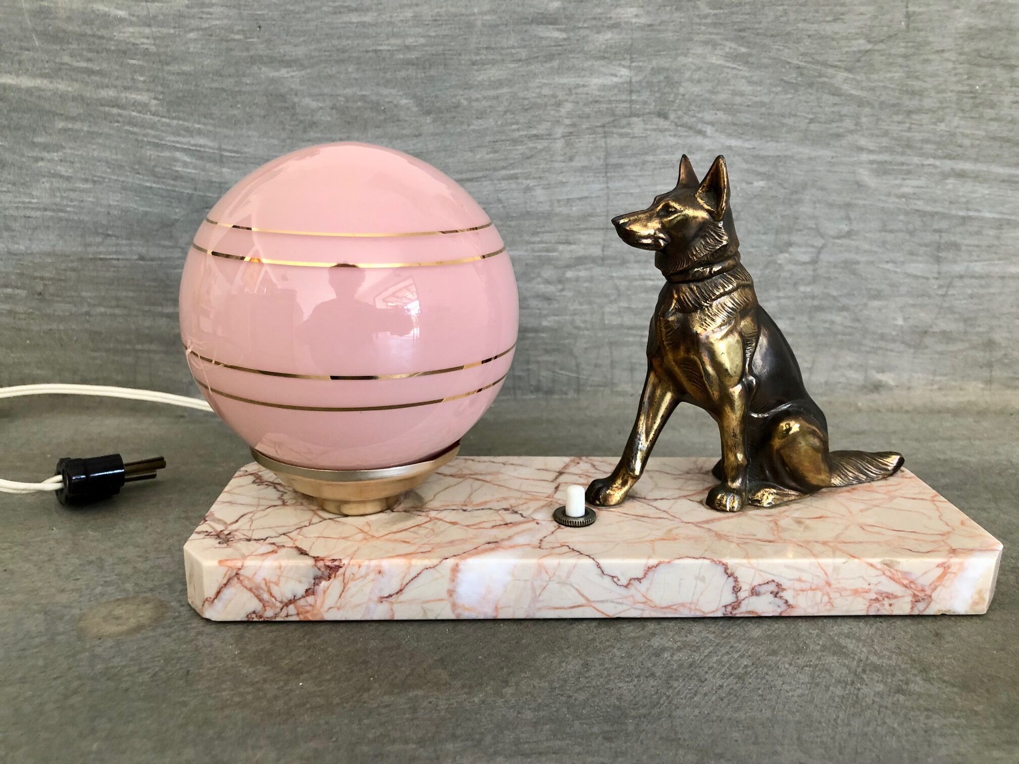 Dog lamp 60s