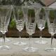 Lot de 6 verres à porto en cristal VILLEROY ET BOCH. Modèle Concorde.