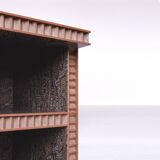 Honeycomb MDF console plated 'snakeskin'