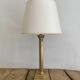 Neo classic bronze lamp foot, 2m fabric cable