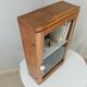 Vintage medicine cabinet in walnut 40/50s