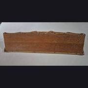 vintage rattan wall shelf