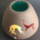 German terracotta vase Hanns Welling, Ernst Borens, 1960