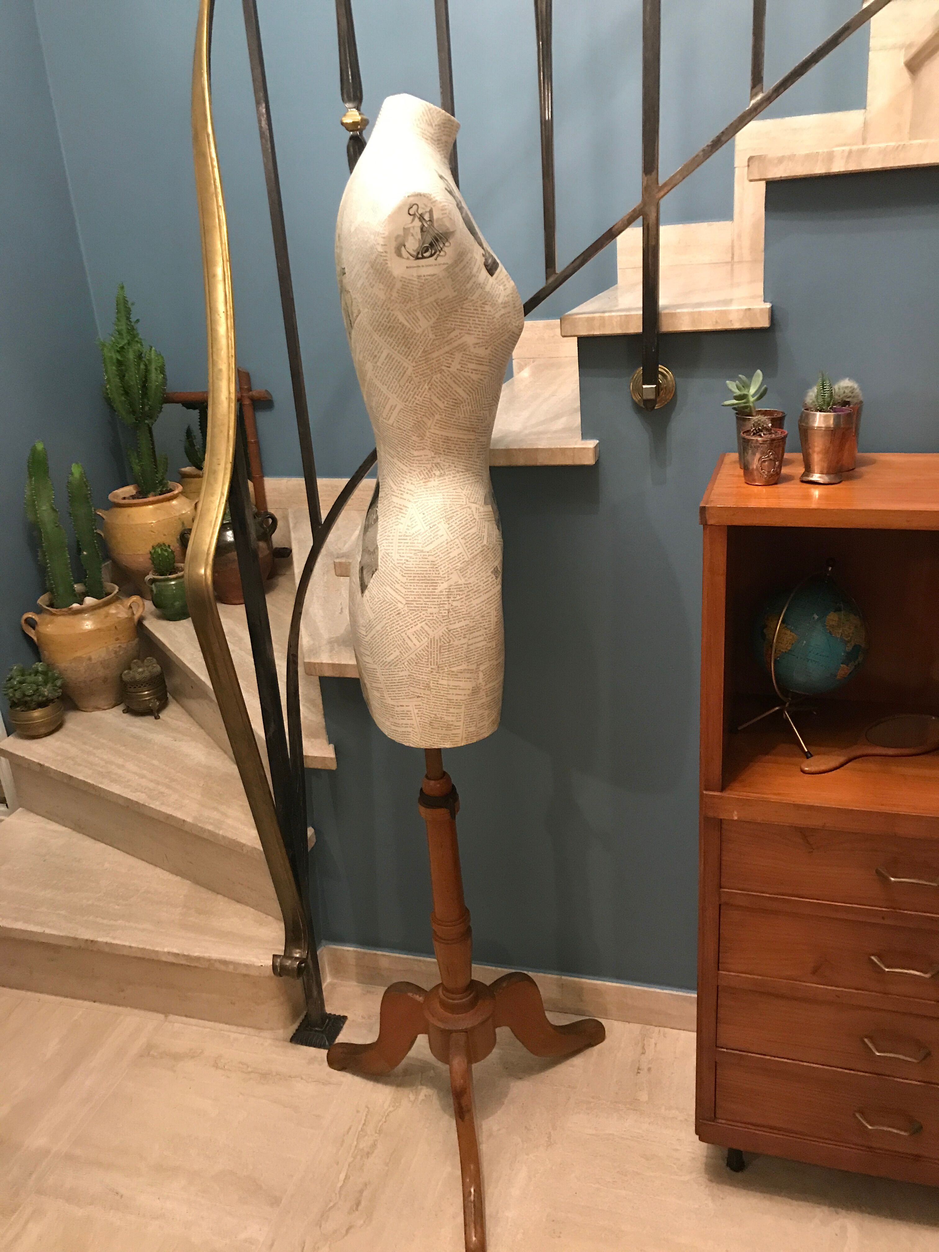 Buste de mannequin de couture Stockman vintage taille 38