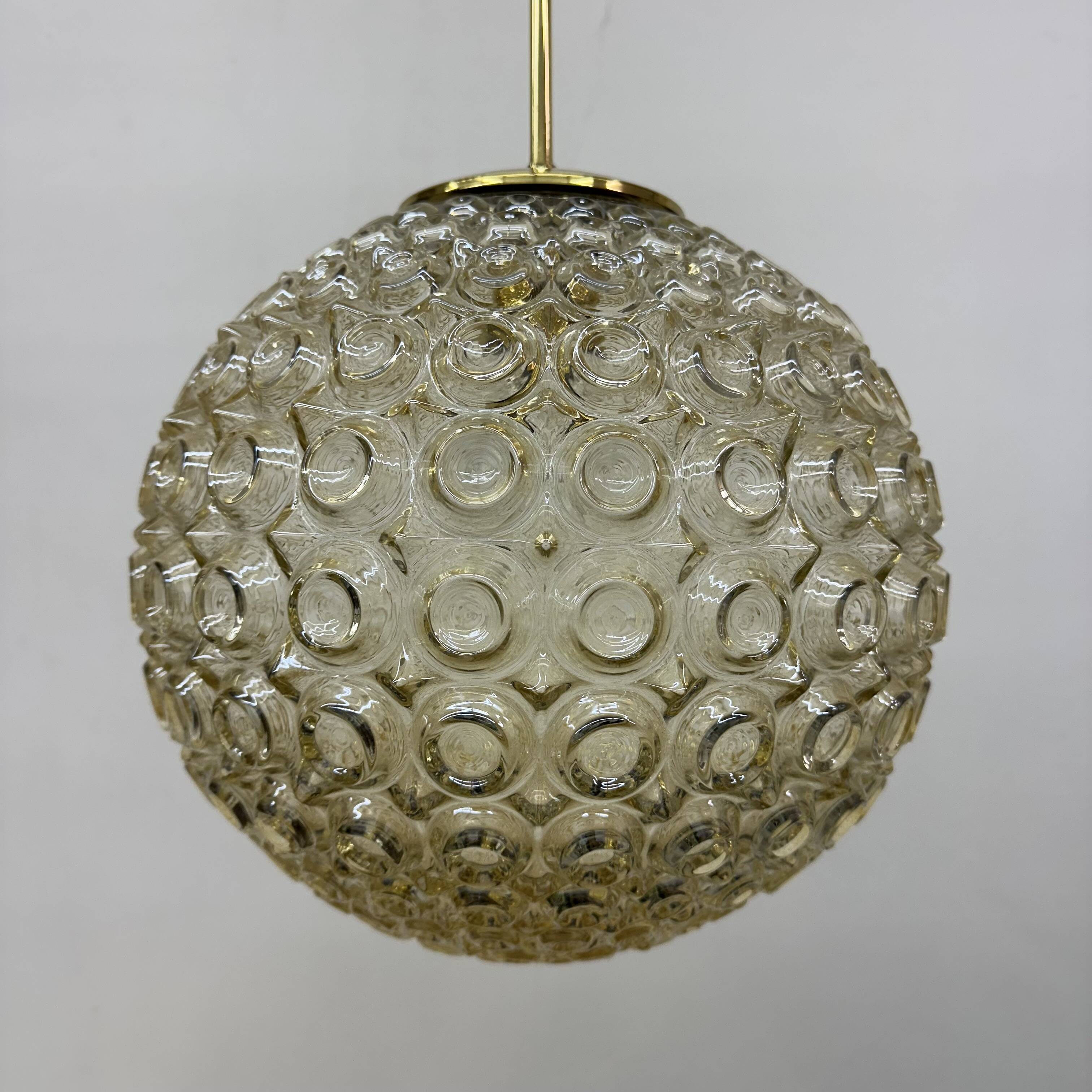 Limburg Glashütte bubble glass pendant light , 1970’s