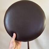 Vintage 60s tripod oak stool