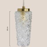 Irena * lampe à suspension yugochic * lampe suspendue mcm * mini lustre * petit luminaire de plafond vintage