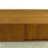 Small Sideboard in Teak by Herbert Hirche for Holzäpfel, Germany