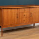 Buffet rétro en teck des années 1960 mid century par Vanson