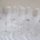 6 verres à pied cristal