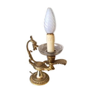 Lampe a poser en bronze forme lampe