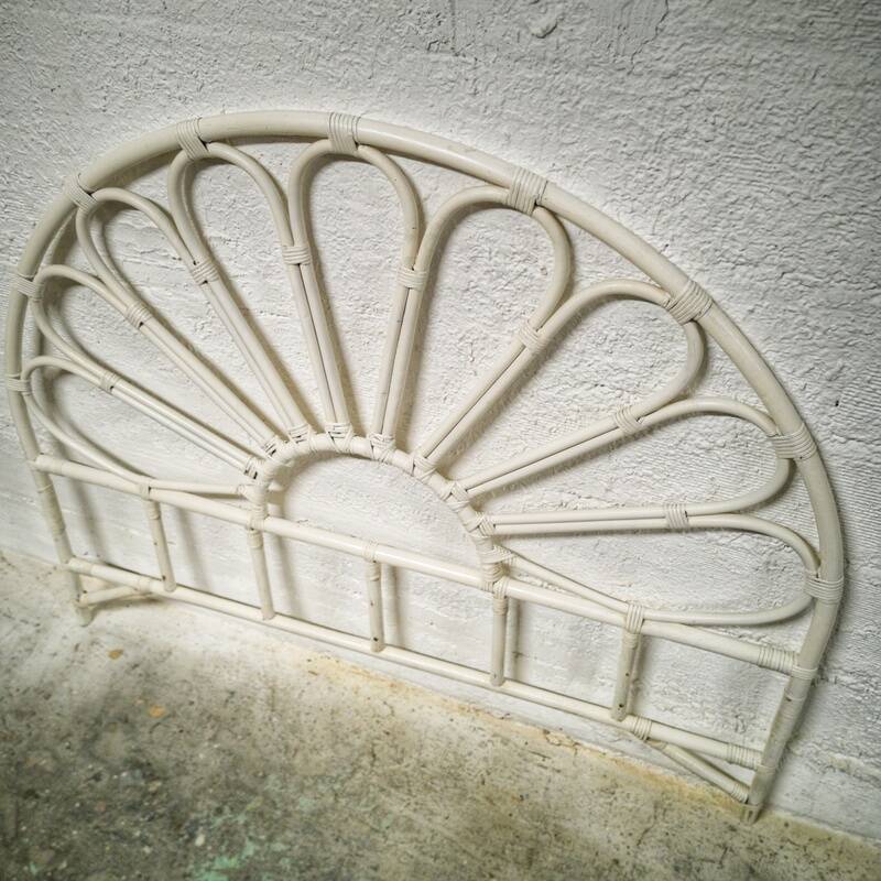Rattan headboard