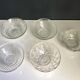 Set of 5 glass cups