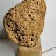 Sculptural lamp in openwork mineral concretion, brutalist style – 42 cm