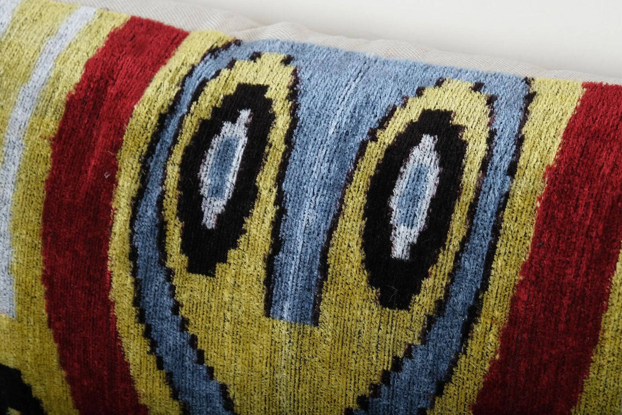Vintage ikat cushion cover 36x119 cm