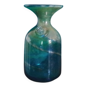Michael Harris Blue Vase for Mdina