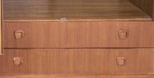 Vintage Scandinavian teak wardrobe