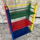 Vintage Coloured Wood Shelf Pencil Design PIERRE SALA Antique Furniture #D