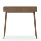 Console minimaliste en chêne avec tiroir
