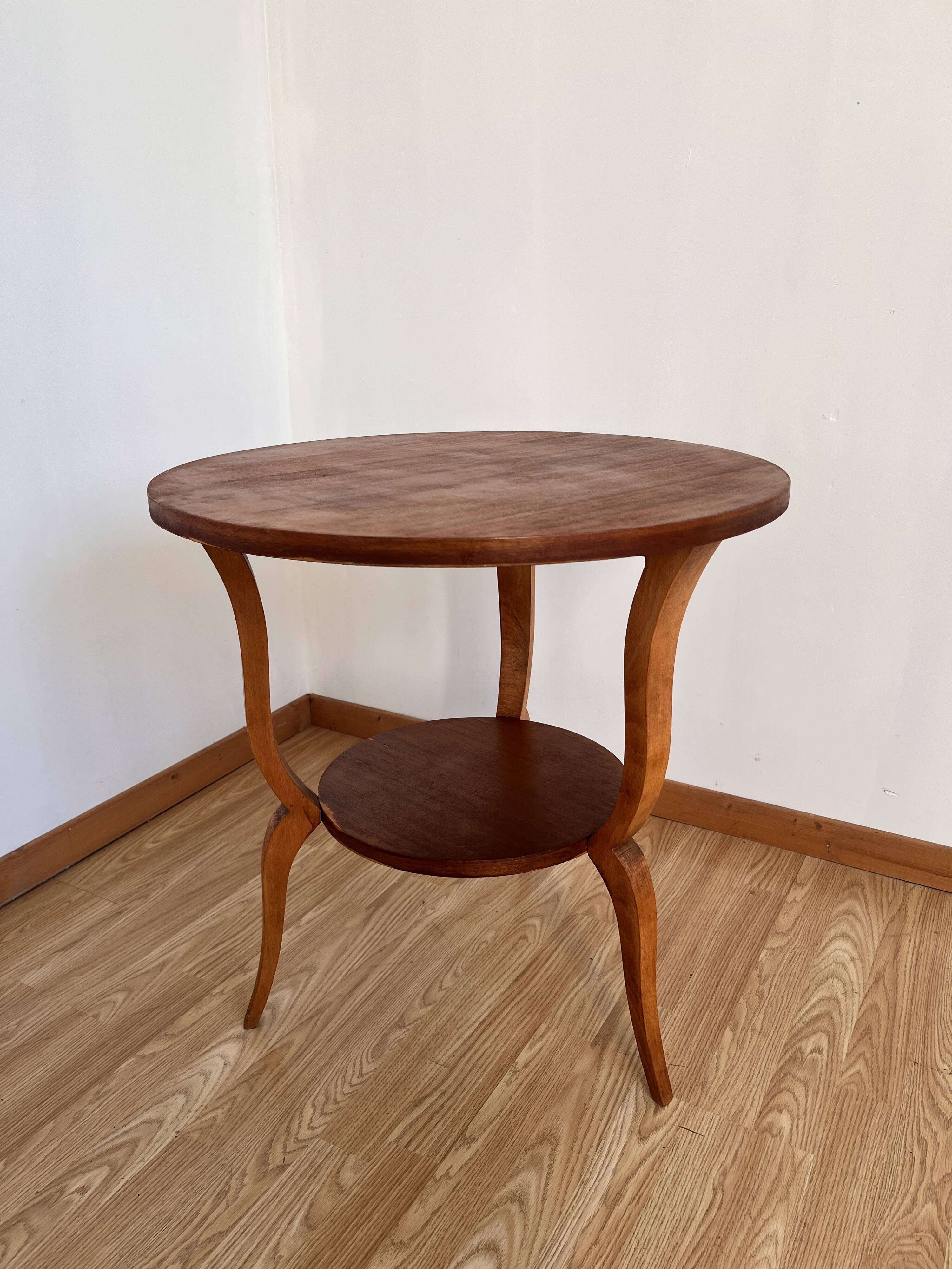 Wooden side table