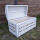 Vintage wicker chest shabby chic