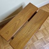 Solid wood bench "Gautier" vintage, 60s-70s