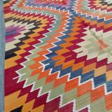 Turkish kilim rug,328x164 cm