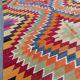Turkish kilim rug,328x164 cm