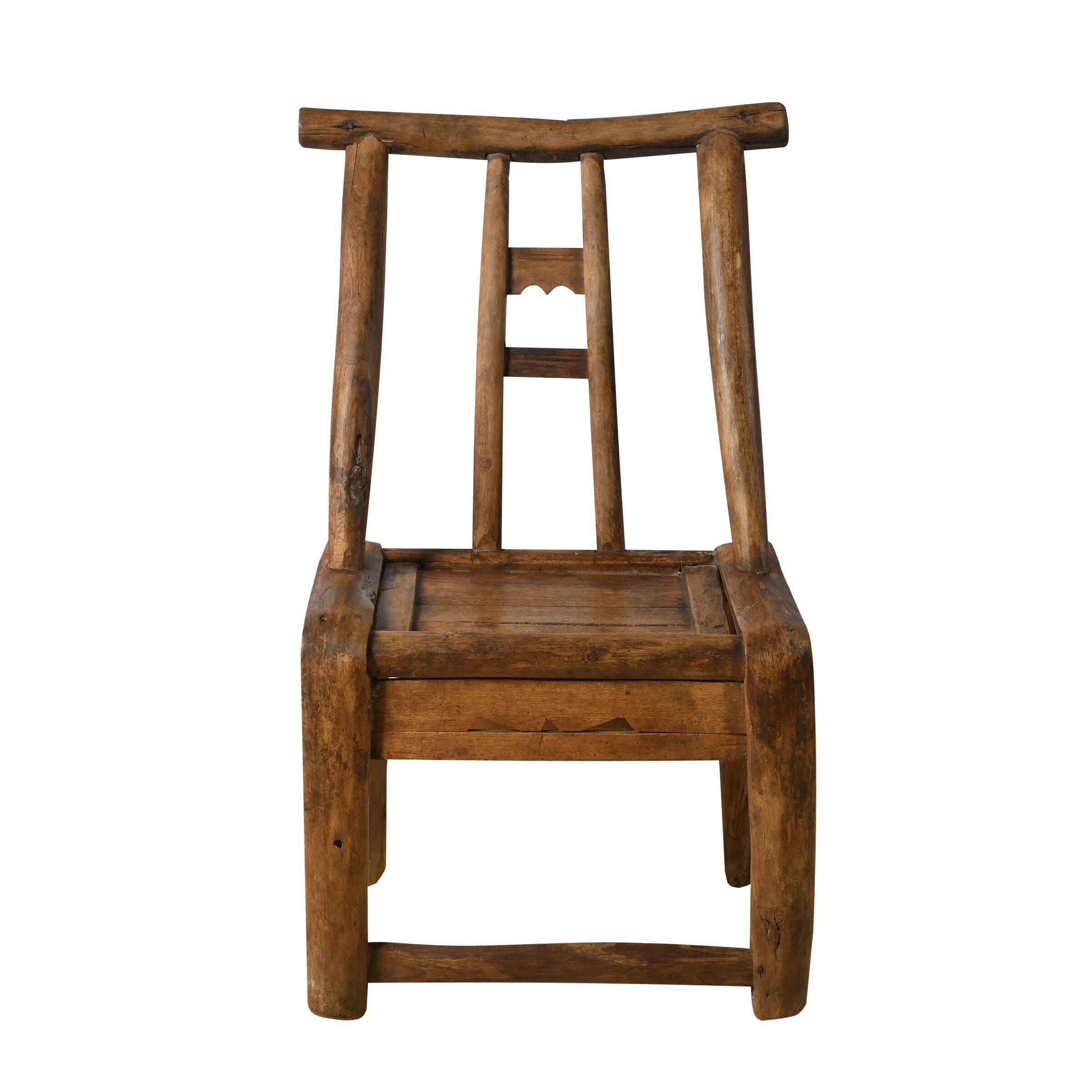 Haizi – Antique Chinese children's chair in willow no. 5