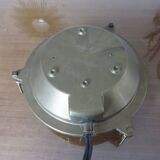 Brass porthole wall lamp