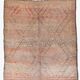 Terracotta Berber rug - 233 x 205 cm