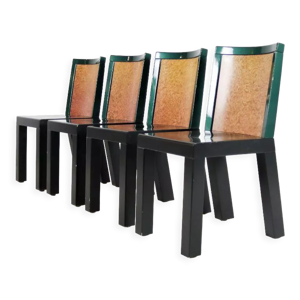 Ensemble de 4 chaises Memphis Ettore