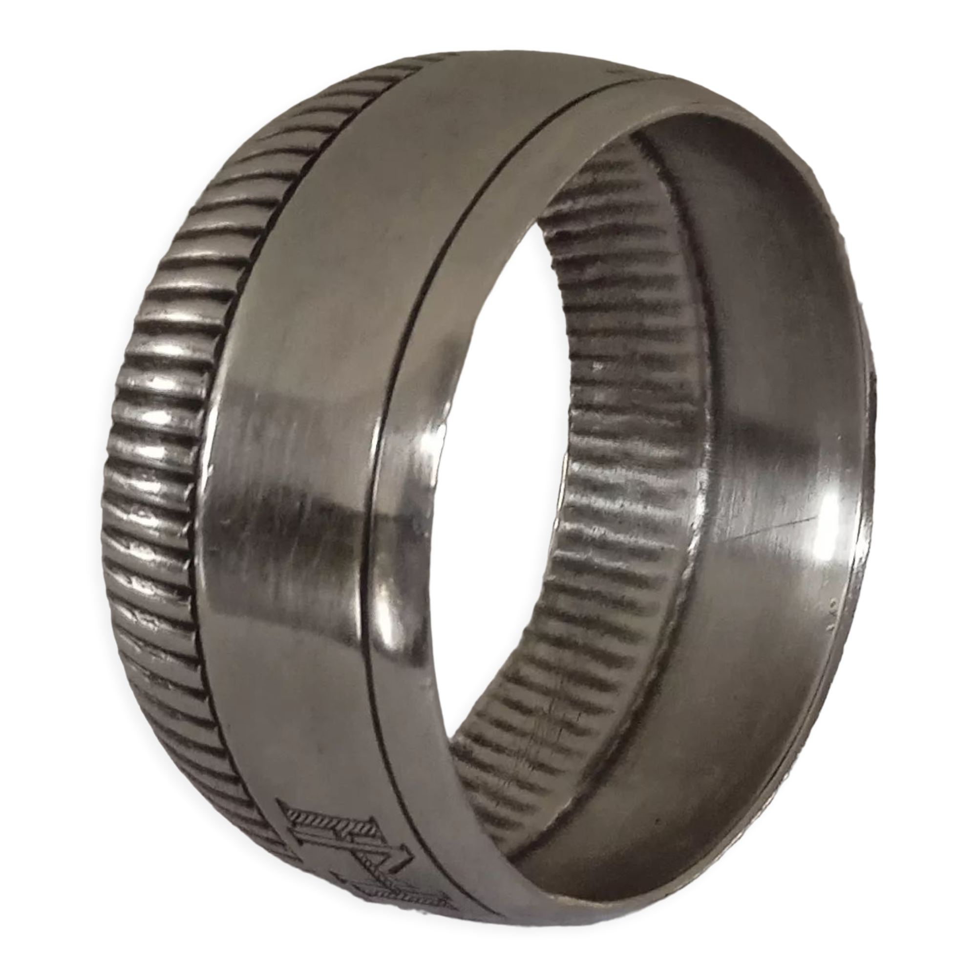 Silver towel ring