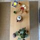 Solid oak coffee table