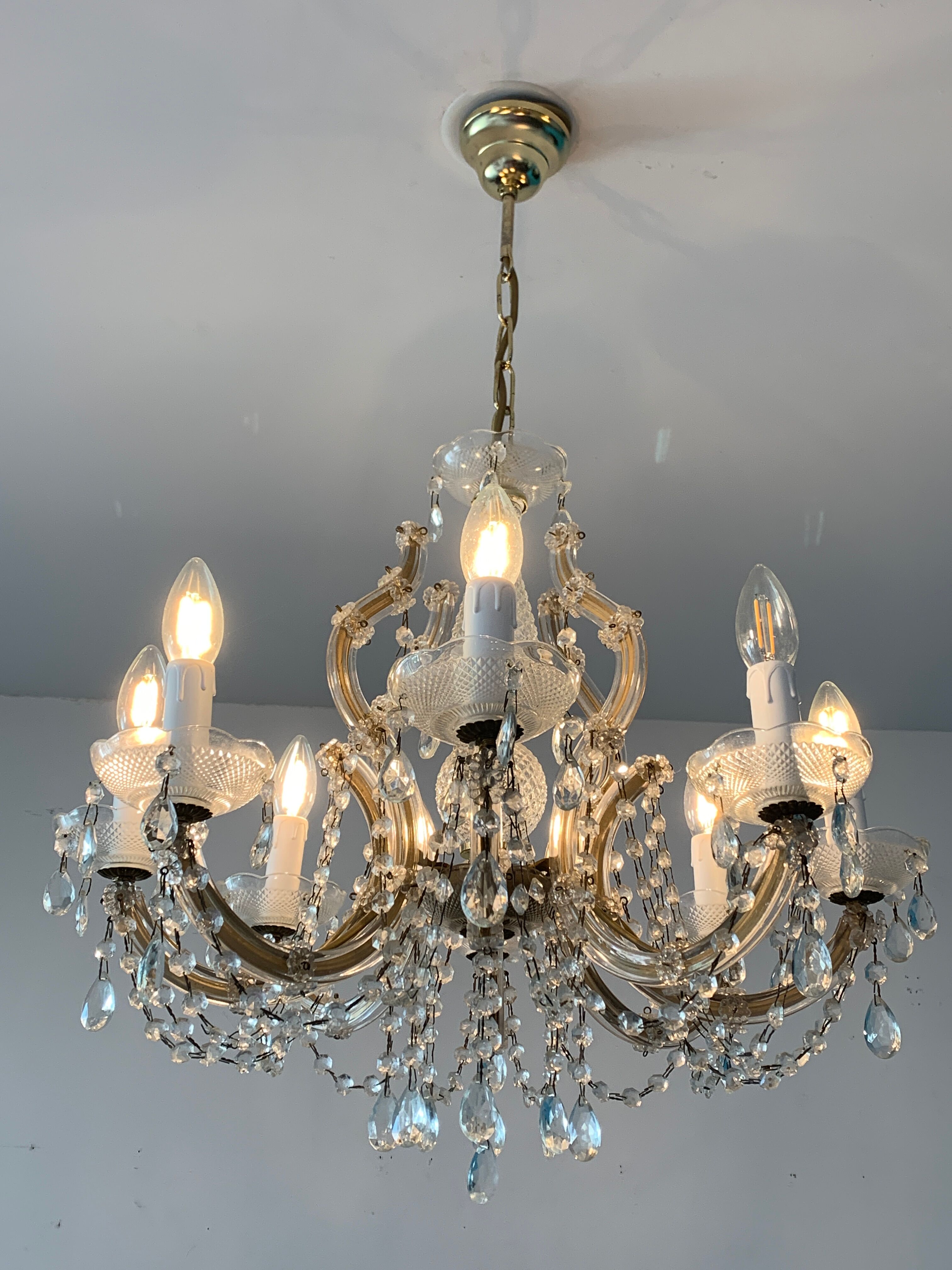 Lustre Marie Thérèse, 8 pampille fires, 1970