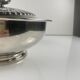 Vegetable dish / Italian soup tureen in silver-plated metal, PM Italy, circa 1960-1980.