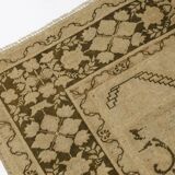 Oushak Handknotted Vintage Floor Rug