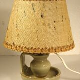 Enamelled sandstone lamp from the 70s