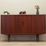 Teak highboard, Danish design, 1960s, production: Denmark
