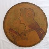 Lithograph by Jane Atche - Woman with a Book