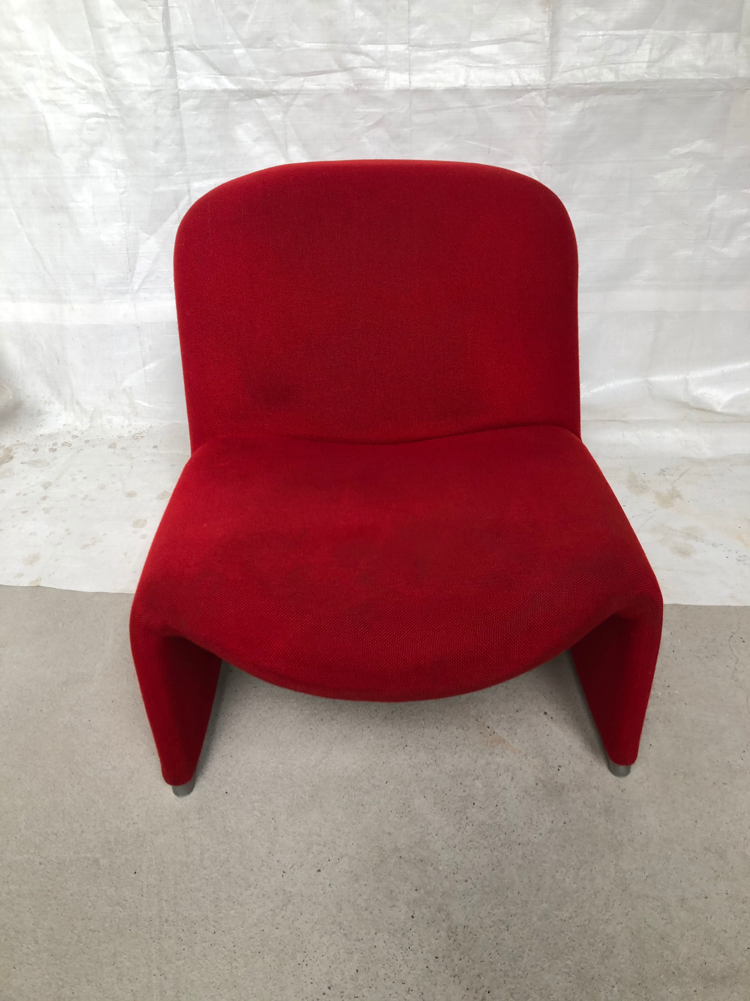 Red Alky heater by Giancarlo Piretti, Edition Castelli, 70s