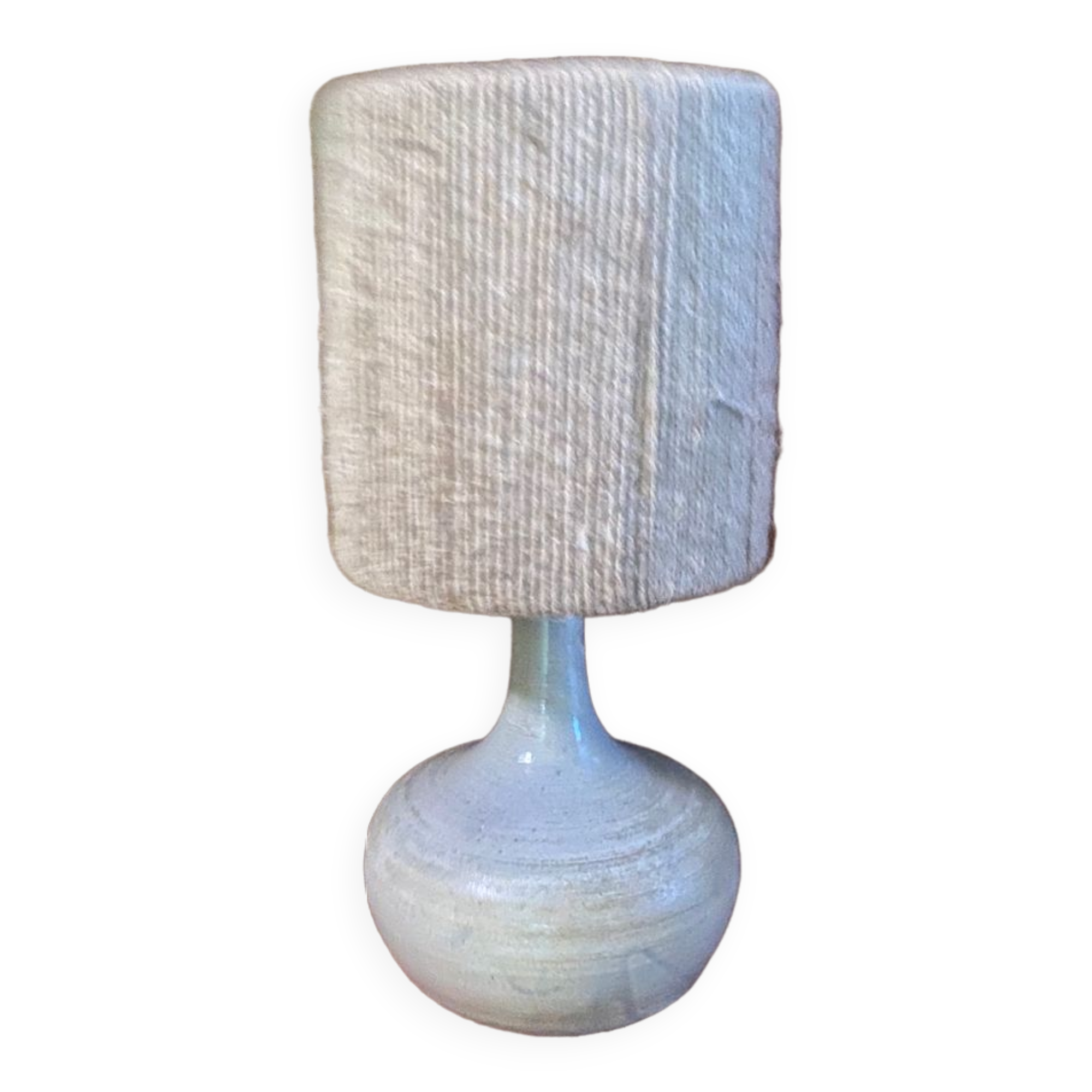 Vintage stoneware lamp