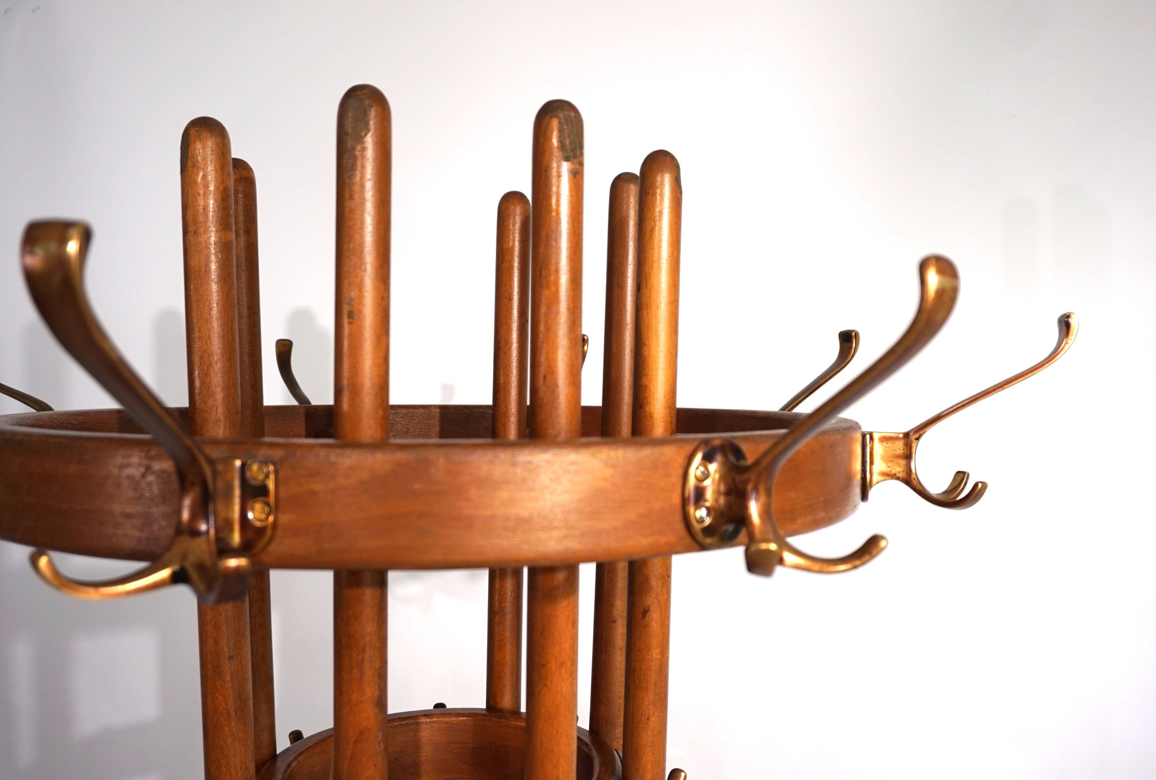 Art Deco rotating coat rack, 1930