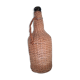 Bottle in his suit of wicker