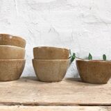 Set of 6 stoneware bowls